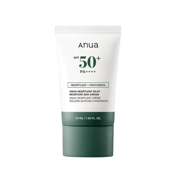 Protección Solar Anua Heartleaf Silky Moisture Sun Cream