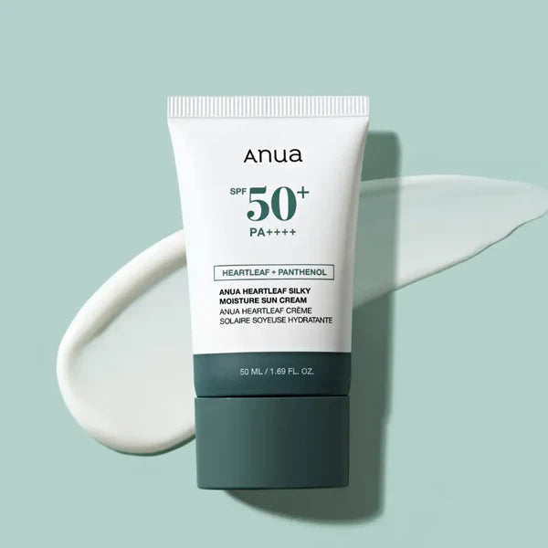 Protección Solar Anua Heartleaf Silky Moisture Sun Cream