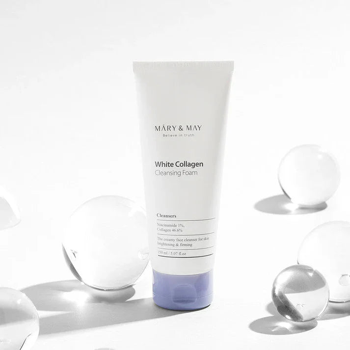 White Collagen Cleansing Foam MARY&MAY