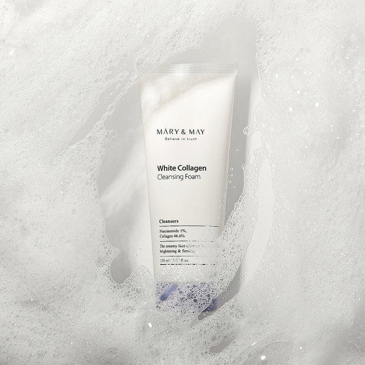 White Collagen Cleansing Foam MARY&MAY