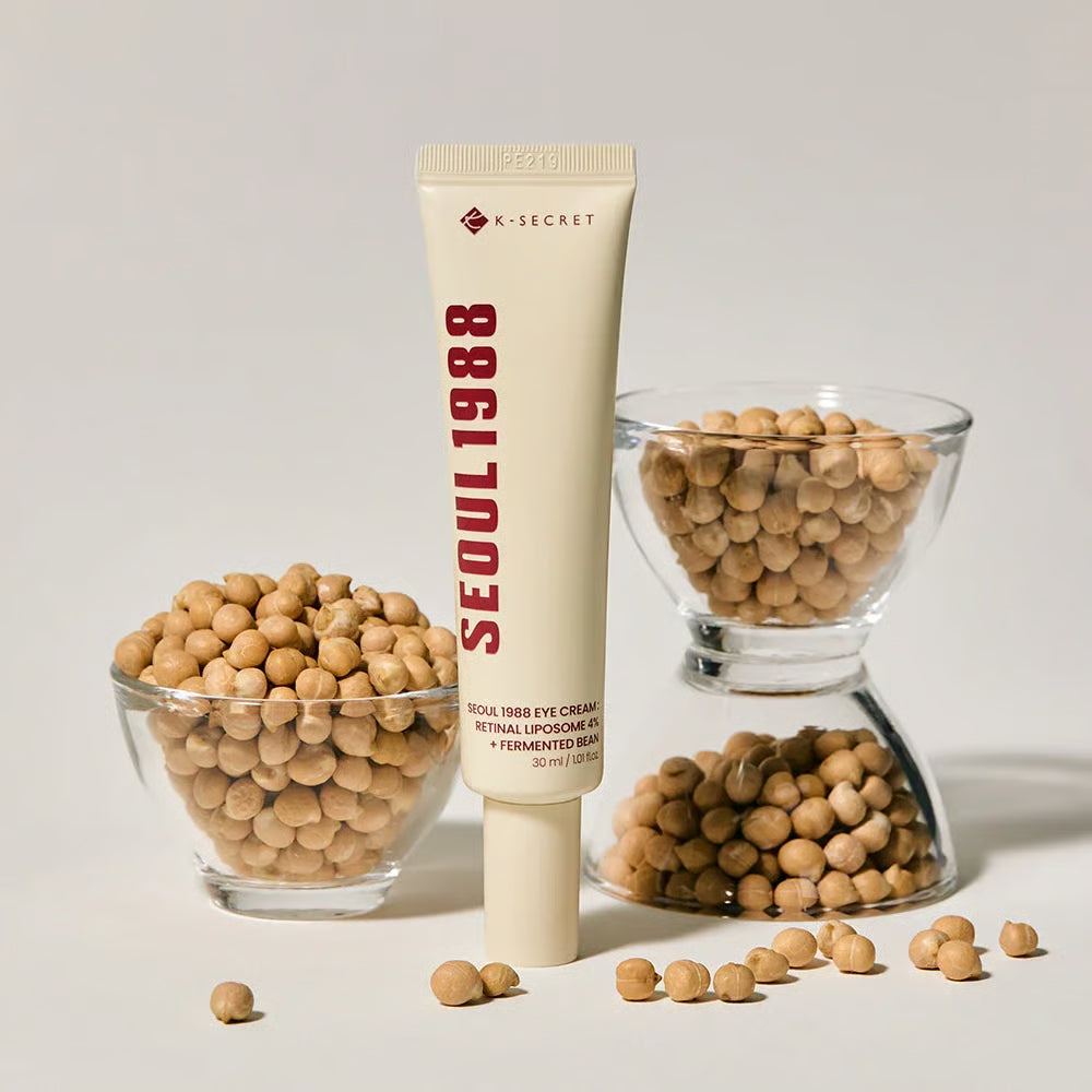 Crema Contorno de Ojos SEOUL 1988 Eye Cream : Retinal Liposome 4% + Fermented Bean K-SECRET