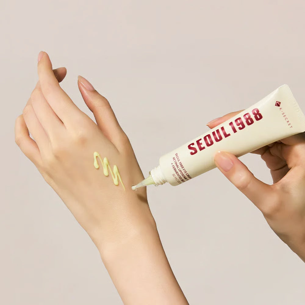 Crema Contorno de Ojos SEOUL 1988 Eye Cream : Retinal Liposome 4% + Fermented Bean K-SECRET