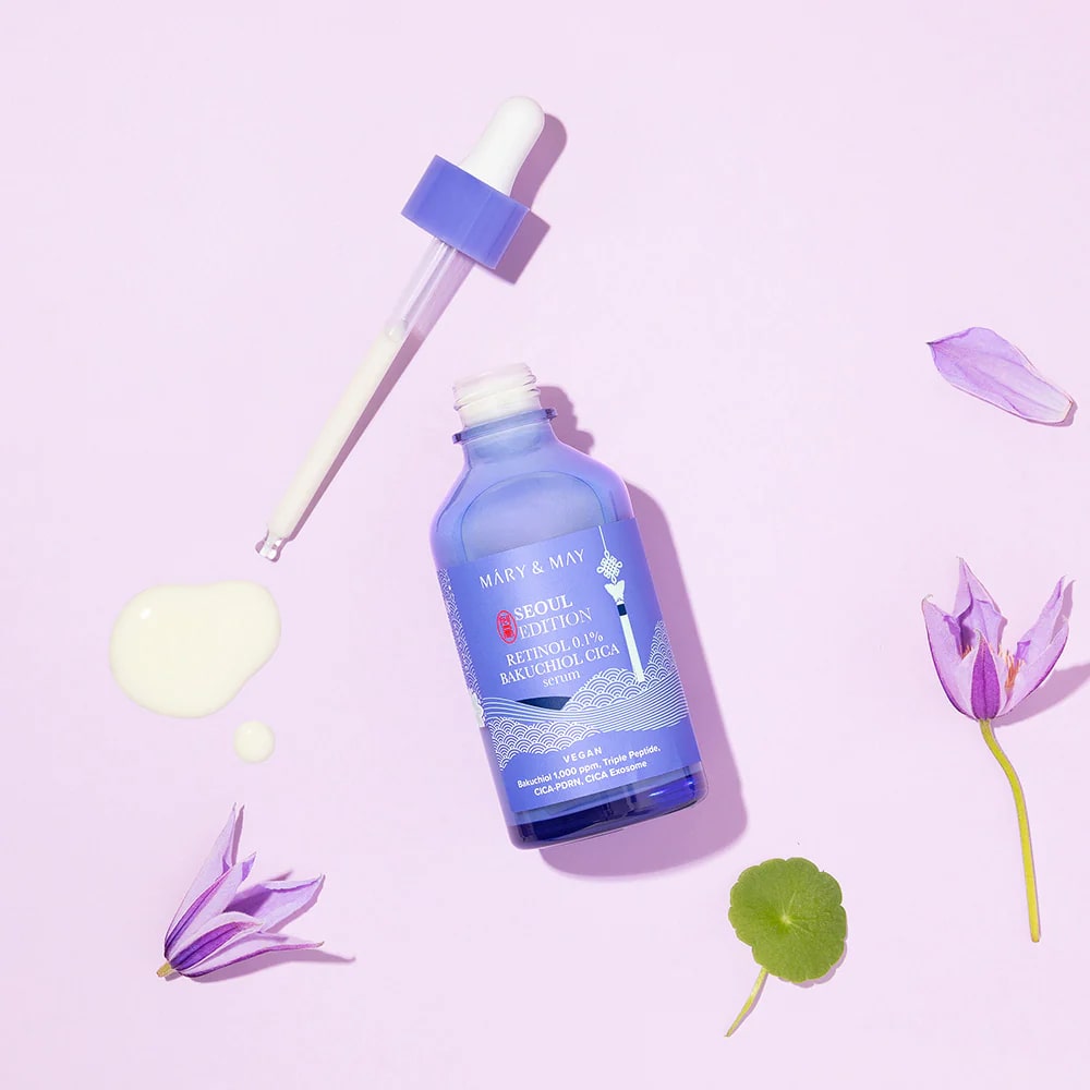 Sérum Facial Retinol 0.1% Bakuchiol Cica Serum Seoul Edition MARY&MAY