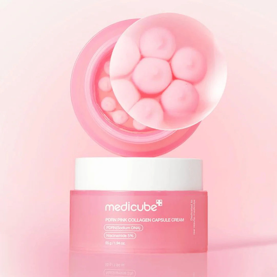 MEDICUBE Crema con Cápsulas PDRN Pink Collagen Capsule Cream