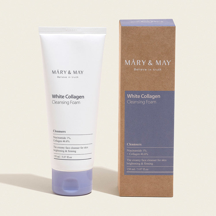 White Collagen Cleansing Foam MARY&MAY
